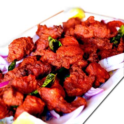 "Chicken 65 - 1plate Non Veg (Tenega Restaurant) - Click here to View more details about this Product
